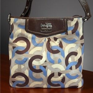 Coach Madison Op Art SV/Periwinkle Crossbody